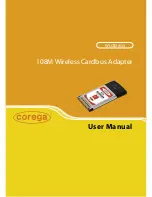 Preview for 1 page of Corega 108M User Manual