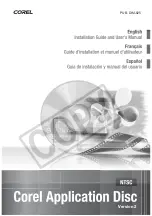 Corel Application Disc V.2 Installation Manual And User'S Manual preview