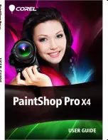 Corel PaintShop Pro X4 User Manual preview