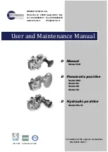 COREMO OCMEA D-M User And Maintenance Manual предпросмотр