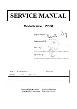 Coretronic PI500 Service Manual preview