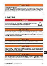 Preview for 325 page of Corghi Artiglio Master J Operator'S Manual