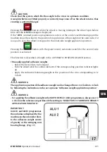 Preview for 34 page of Corghi CompactLine EM 9250 Operator'S Manual