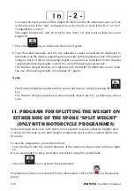 Preview for 39 page of Corghi CompactLine EM 9250 Operator'S Manual