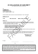 Preview for 37 page of Corghi ERCO 3222N CEL Operator'S Manual