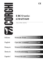 Предварительный просмотр 1 страницы Corghi ERCO 630 Series Operator'S Manual