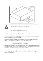 Предварительный просмотр 74 страницы Corghi ERCO 630 Series Operator'S Manual