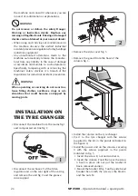 Preview for 26 page of Corghi SP 2300 Operator'S Manual