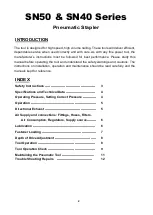 Предварительный просмотр 2 страницы corgrap SN40 Series Operation And Maintenance Manual