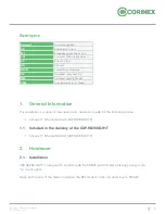 Предварительный просмотр 5 страницы Corinex 1T Installation Manual