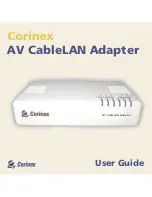 Corinex AV CableLAN Adapter User Manual предпросмотр