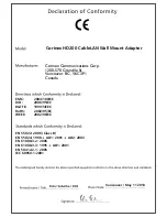 Preview for 2 page of Corinex CXC-HD200-W2e Manual