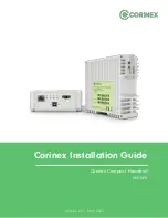 Corinex CXP-GPH Installation Manual предпросмотр