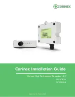 Corinex CXP-UFSGW-I Installation Manual предпросмотр