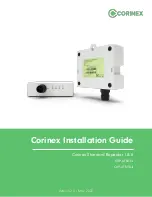 Corinex CXP-UFSGX-I Installation Manual предпросмотр