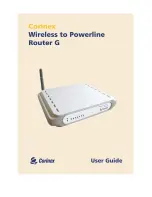 Corinex Wireless to Powerline Router G User Manual предпросмотр