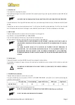 Preview for 9 page of Cormach MEC 200 TRUCK Use And Maintenance Manual