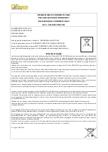 Предварительный просмотр 5 страницы Cormach MEC 810VD-VDL-VDBL Use And Maintenance Manual