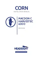 CORN MACDON C HARVESTEC 6000 Installation Manual preview