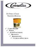 Cornelius 15 Gallon Single-Flavor Visual Display Dispenser J15 Training Manual preview