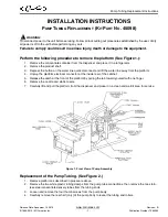 Cornelius 45098 Installation Instructions preview