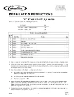 Cornelius 8036 Installation Instructions preview