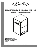 Preview for 1 page of Cornelius CH1500 Operator'S & Installation Manual