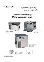 Cornelius CR50Aqua Operating Instructions Manual preview