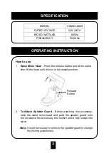 Preview for 4 page of Cornelius CSM-EL688S User Manual