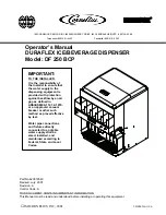 Cornelius DF 250 BCP Operator'S Manual предпросмотр