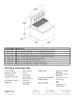 Предварительный просмотр 2 страницы Cornelius Drop-In Post-Mix Dispenser 2323 Universal Technical Specifications