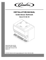 Cornelius ED 300 BC Installation Manual предпросмотр