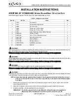 Cornelius ED-300 Installation Instructions preview