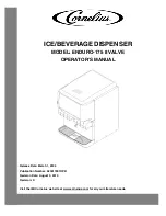 Предварительный просмотр 1 страницы Cornelius Enduro 175 8 Valve Operator'S Manual