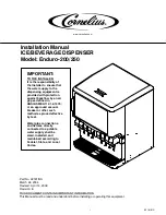 Cornelius Enduro-200 Installation Manual предпросмотр