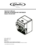 Предварительный просмотр 1 страницы Cornelius Enduro ED-250 BCP Operator'S Manual