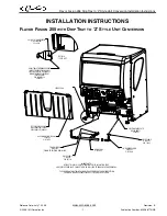 Cornelius FlavorFusion 255 Installation Instructions preview