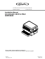 Cornelius ICE-COOLED CHEST-A-FIELD DISPENSER Installation Manual предпросмотр