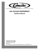 Cornelius Ice Cooled Dispensers Operator'S Manual предпросмотр