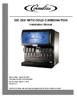 Cornelius IDC 2 Series Installation Manual preview