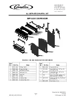 Preview for 4 page of Cornelius Impulse Juice Dispenser 851000109 Illustrated Parts List