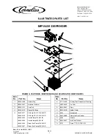 Preview for 7 page of Cornelius Impulse Juice Dispenser 851000109 Illustrated Parts List