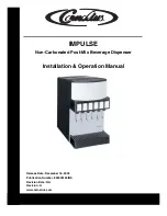 Cornelius Impulse Non-Carbonated Post-Mi Installation And Operation Manual предпросмотр