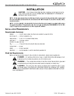 Preview for 6 page of Cornelius Impulse Non-Carbonated Post-Mi Installation And Operation Manual