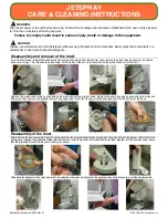 Cornelius JETSPRAY Care & Cleaning Instructions preview