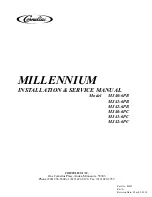 Preview for 1 page of Cornelius MILLENNIUM MJ40-6PB Installation & Service Manual