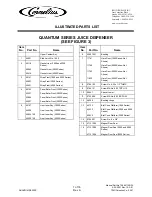 Preview for 7 page of Cornelius Quantum 45200001 Parts List