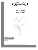 Cornelius SFV1 Owner'S Manual предпросмотр