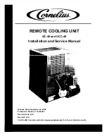 Cornelius UC-40 Installation And Service Manual preview