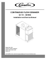 Cornelius UC 701 Series Installation And Service Manual предпросмотр